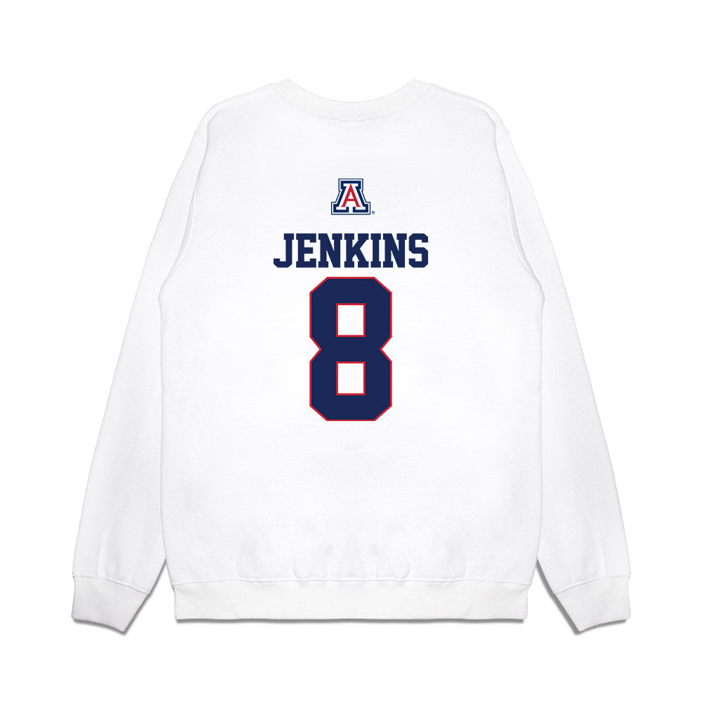 Arizona - NCAA Softball : Grace Jenkins - USA Premium Crewneck Sweatshirt-1