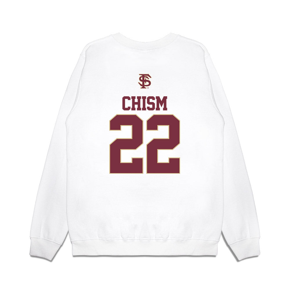 FSU - NCAA Softball : Harlie Chism - USA Premium Crewneck Sweatshirt-1