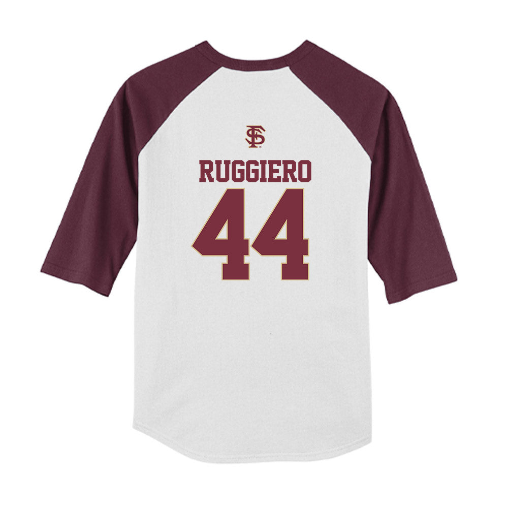 FSU - NCAA Softball : Isabella Ruggiero - USA Youth Raglan T-Shirt-1