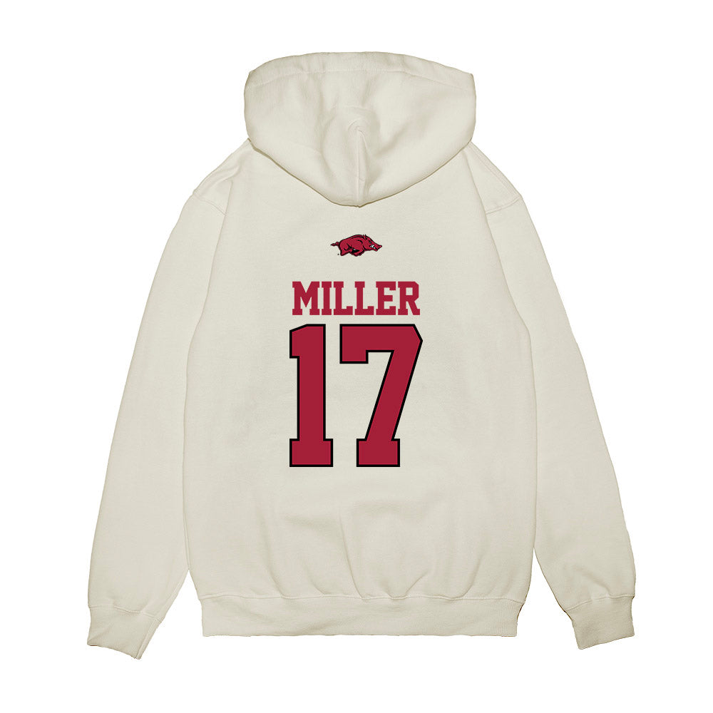 Arkansas - NCAA Softball : Kennedy Miller - USA Premium Hooded Sweatshirt-1