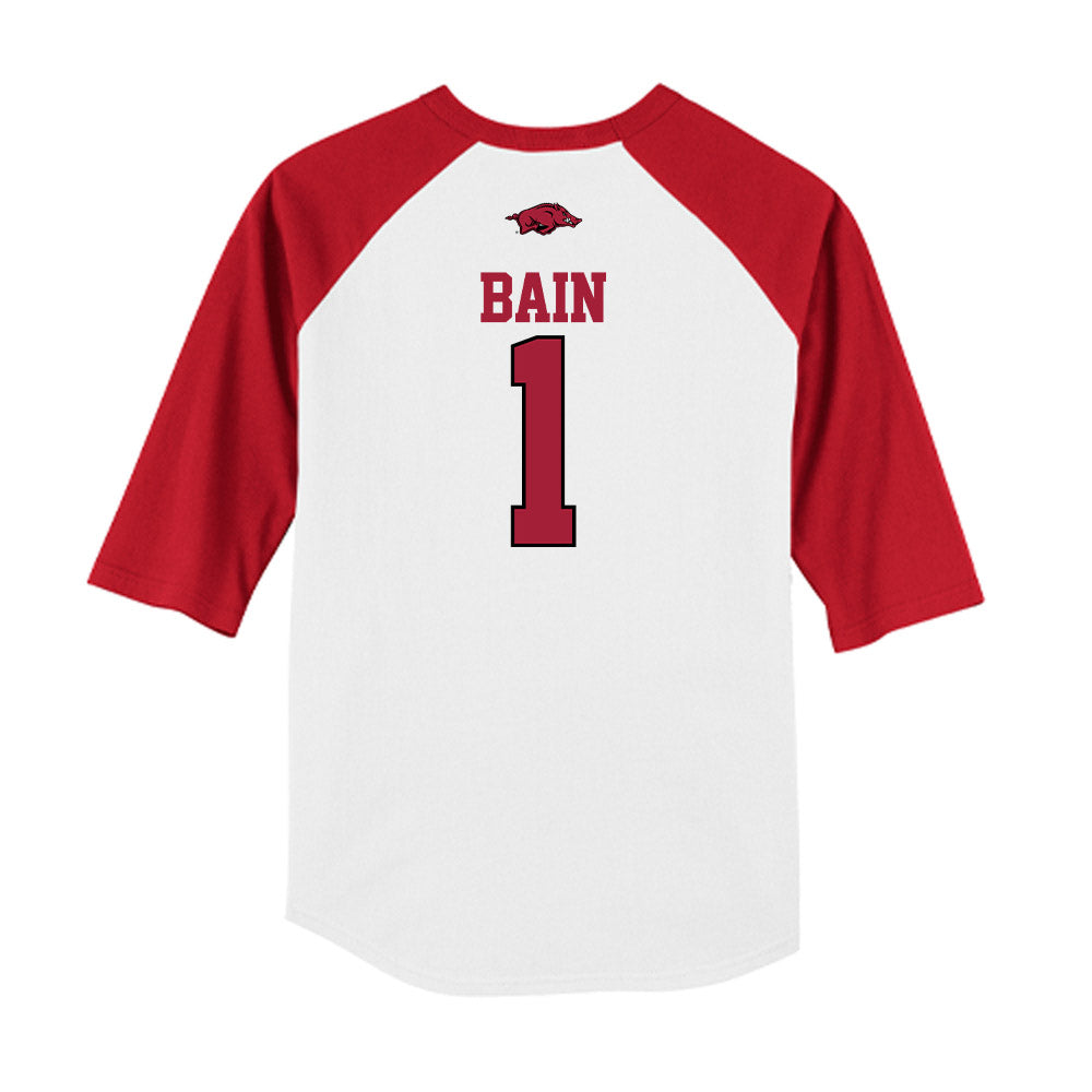 Arkansas - NCAA Softball : Brinli Bain - USA Raglan Shirt-1