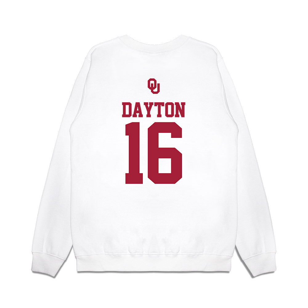 Oklahoma - NCAA Softball : Abigale Dayton - USA Premium Crewneck Sweatshirt-1