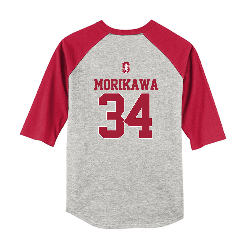 Stanford - NCAA Softball : Allison Morikawa - USA Youth Raglan T-Shirt-1