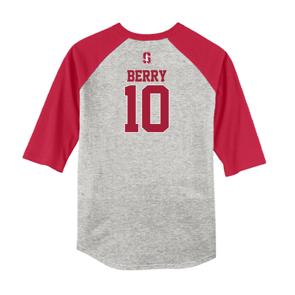 Stanford - NCAA Softball : Jade Berry - USA Raglan Shirt-1