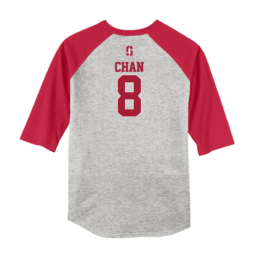 Stanford - NCAA Softball : Kyra Chan - USA Raglan Shirt-1