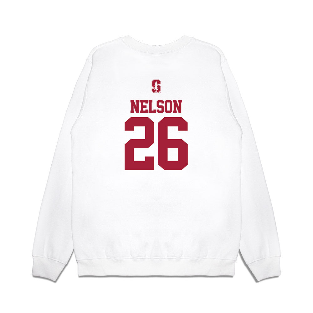 Stanford - NCAA Softball : Taylor Nelson - USA Premium Crewneck Sweatshirt-1