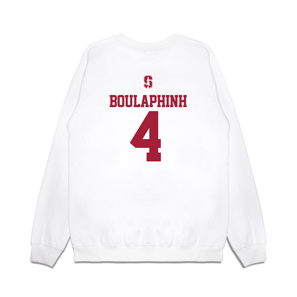 Stanford - NCAA Softball : Sydney Boulaphinh - USA Premium Crewneck Sweatshirt-1