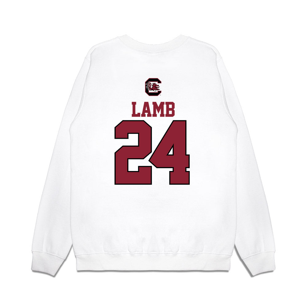 South Carolina - NCAA Softball : Nealy Lamb - USA Premium Crewneck Sweatshirt-1