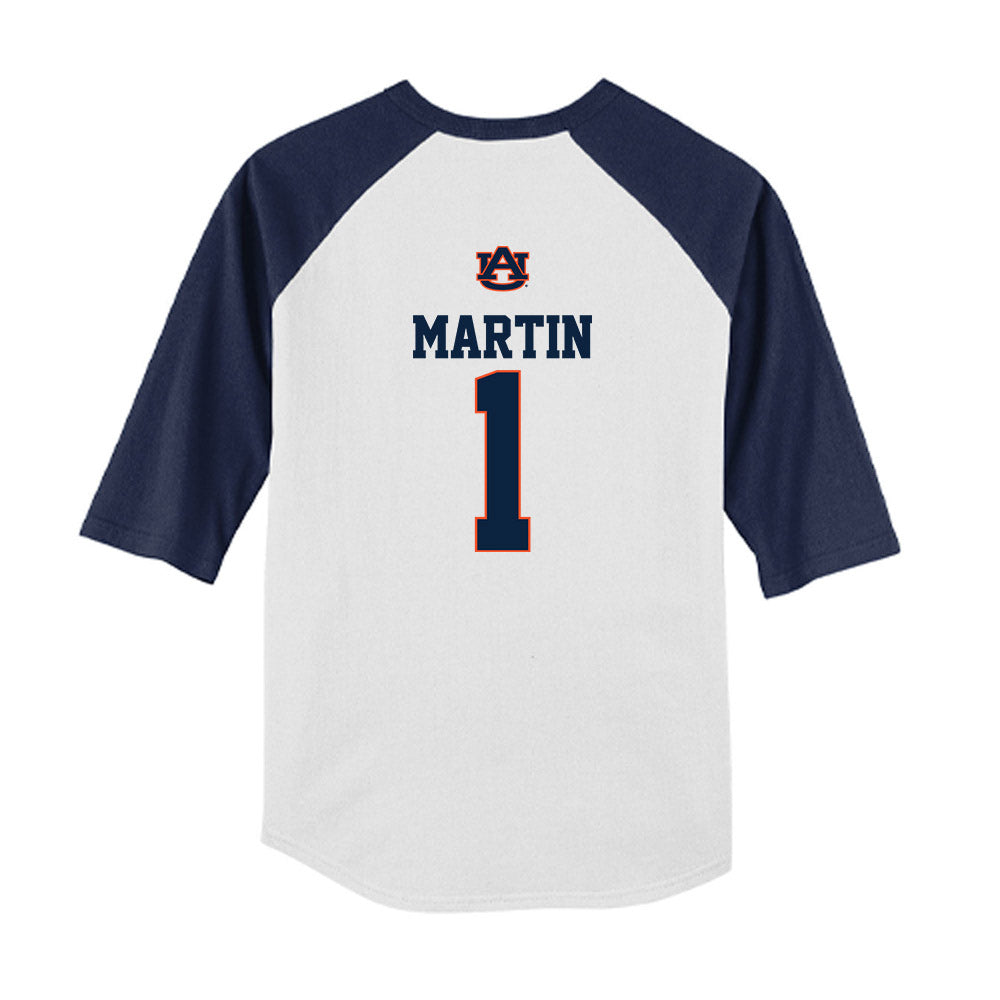 Auburn - NCAA Softball : Thalia Martin - USA Raglan Youth Raglan T-Shirt-1