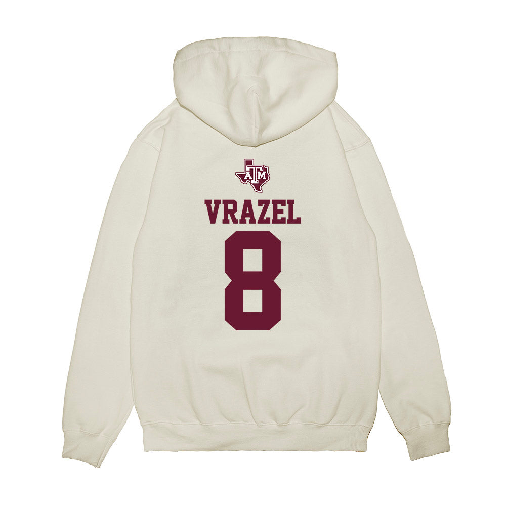 Texas A&M - NCAA Softball : Francessca Vrazel - USA Premium Hooded Sweatshirt-1