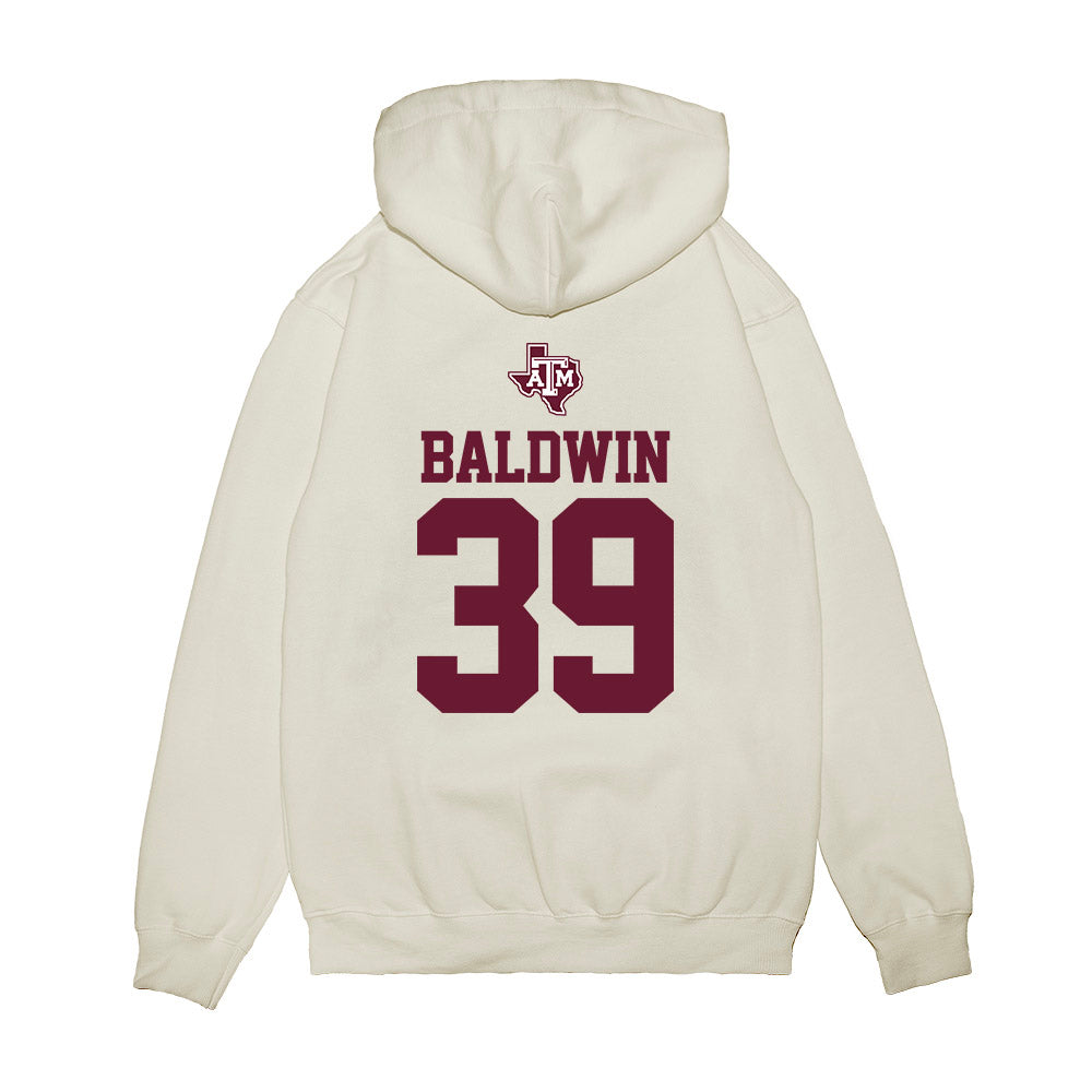 Texas A&M - NCAA Softball : DeeDee Baldwin - USA Premium Hooded Sweatshirt-1