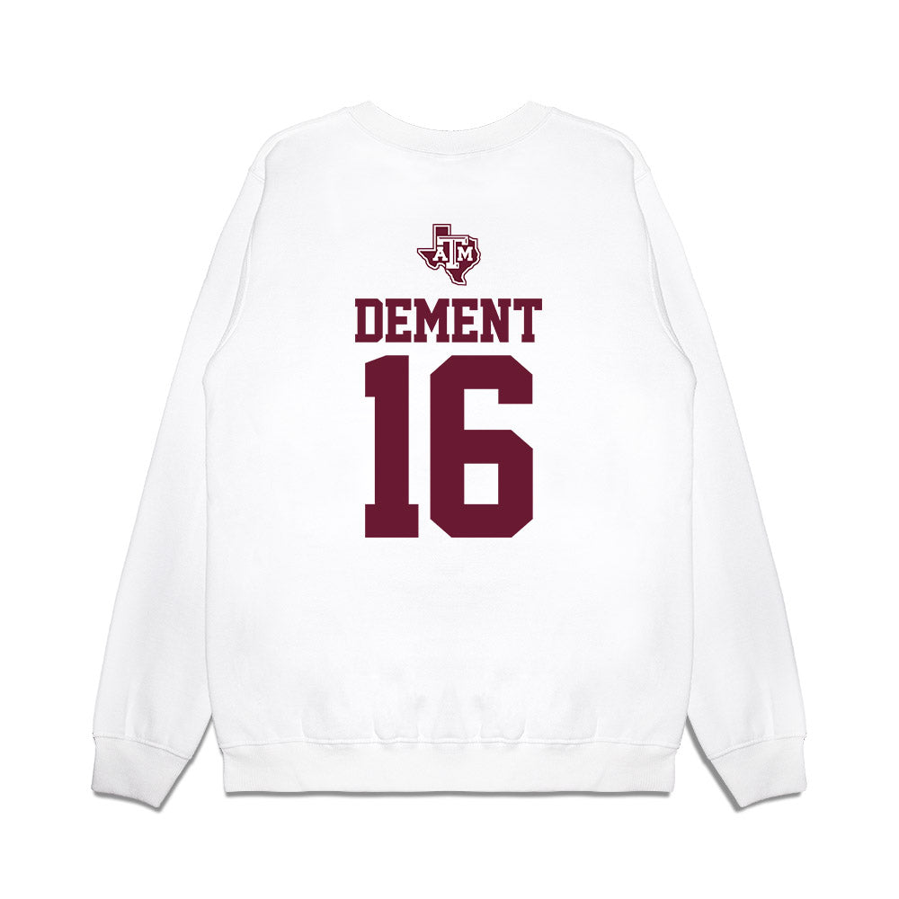 Texas A&M - NCAA Softball : K.K. Dement - USA Premium Crewneck Sweatshirt-1
