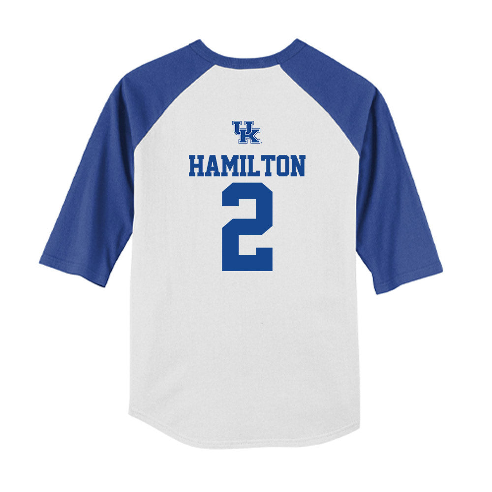 Kentucky - NCAA Softball : Karissa Hamilton - USA Youth Raglan T-Shirt-1