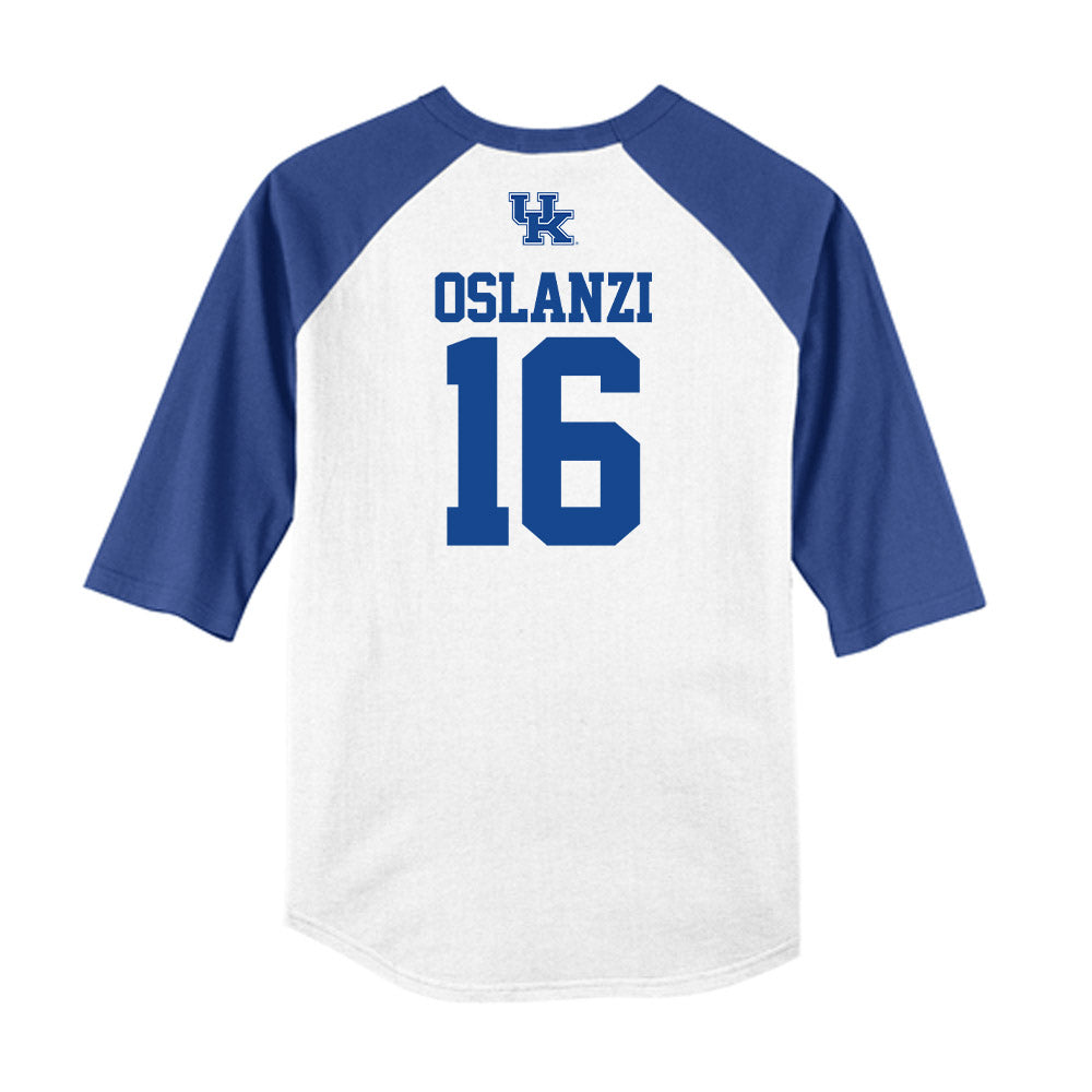 Kentucky - NCAA Softball : McKenzie Oslanzi - USA Raglan Shirt-1