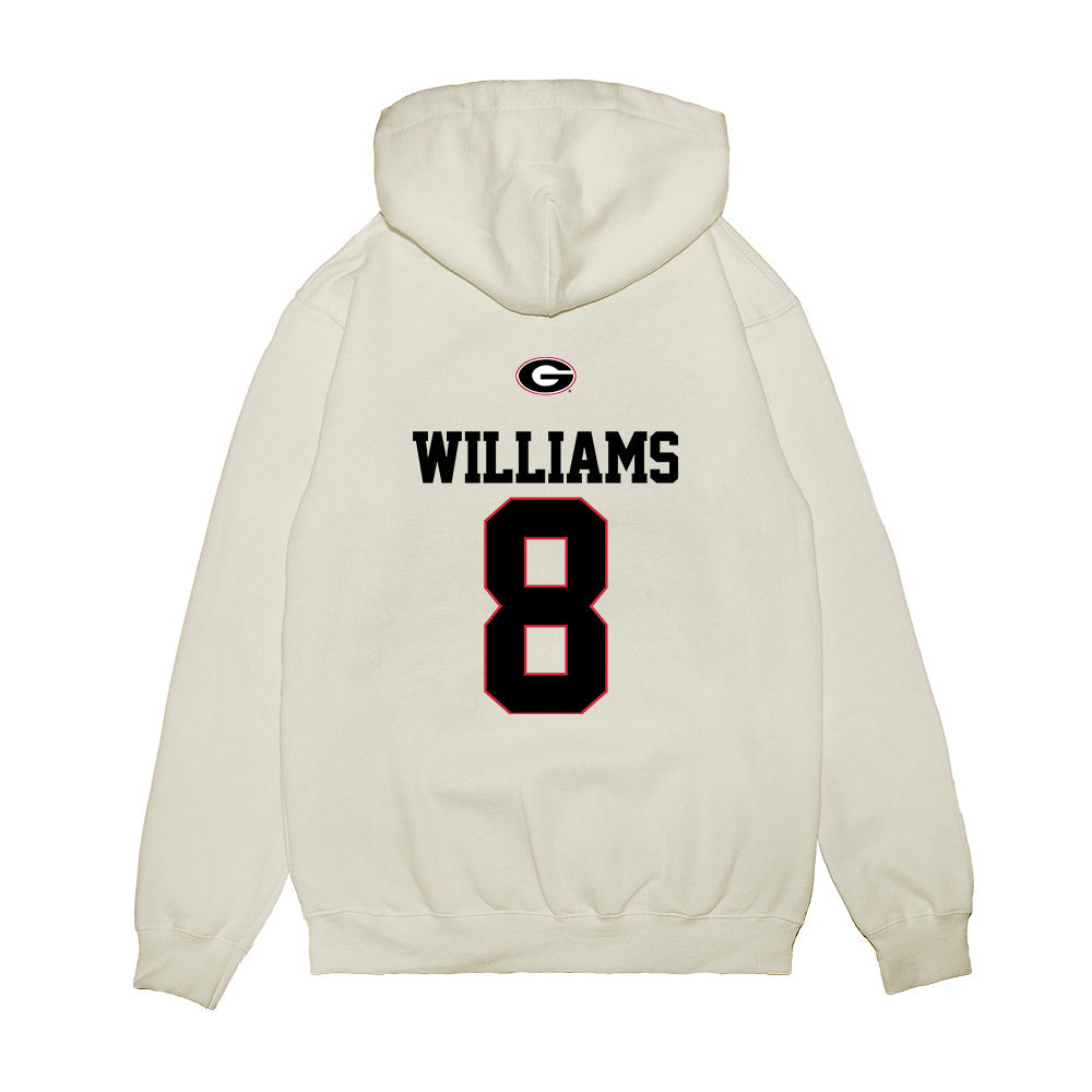 Georgia - NCAA Softball : Day-lee Williams - USA Raglan Premium Hooded Sweatshirt-1