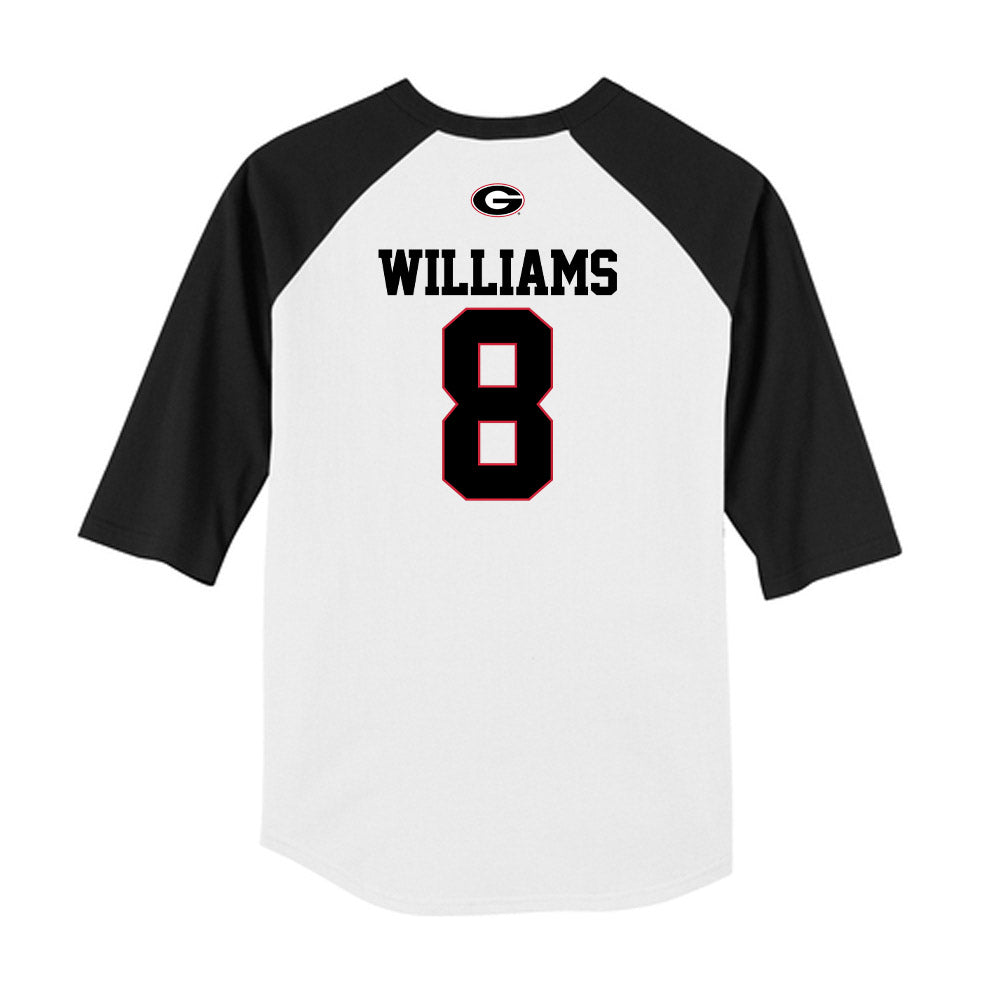 Georgia - NCAA Softball : Mua Williams - USA Raglan Raglan Shirt-1