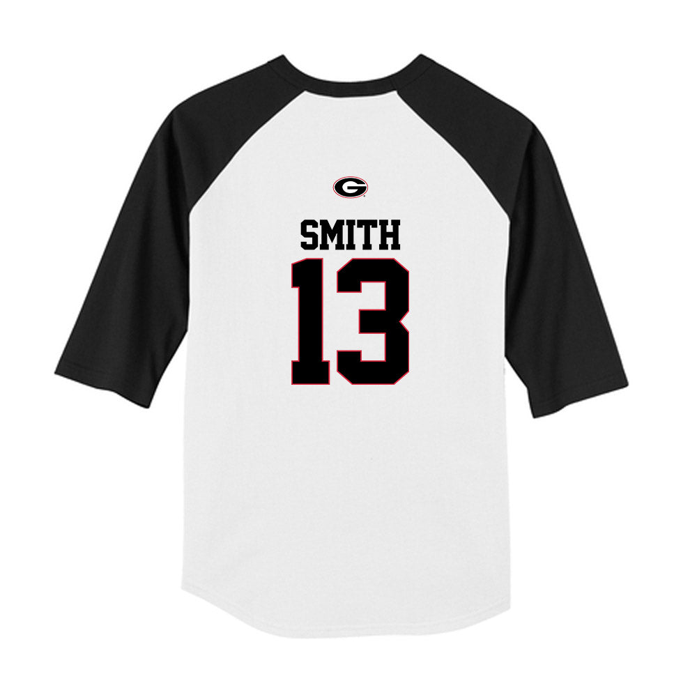 Georgia - NCAA Softball : Katelin Smith - USA Raglan Youth Raglan T-Shirt-1