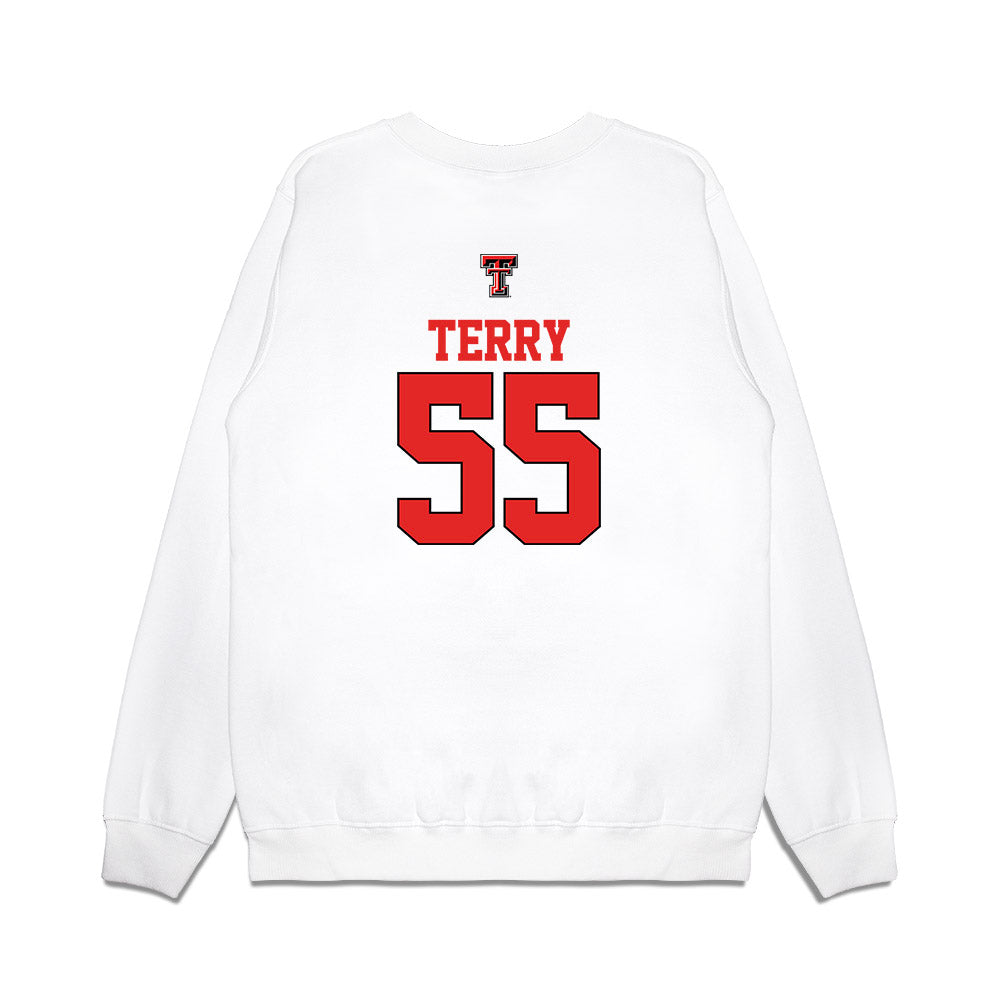 Texas Tech - NCAA Softball : Kaitlyn Terry - USA Premium Crewneck Sweatshirt-1