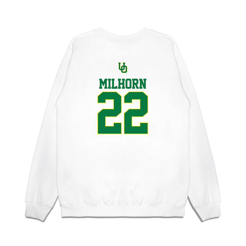 Oregon - NCAA Softball : Maddie Milhorn - USA Premium Crewneck Sweatshirt-1
