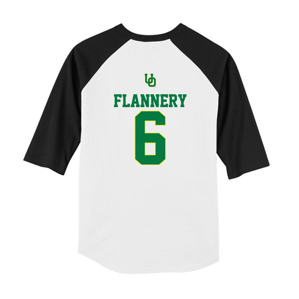 Oregon - NCAA Softball : Katie Flannery - USA Youth Raglan T-Shirt-1