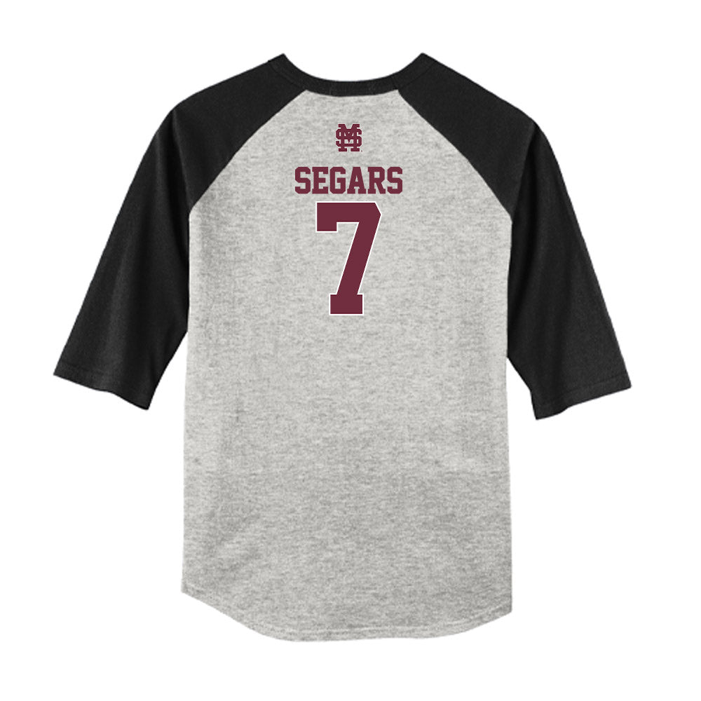 Mississippi State - NCAA Softball : Anna Kate Segars - USA Raglan Shirt-1
