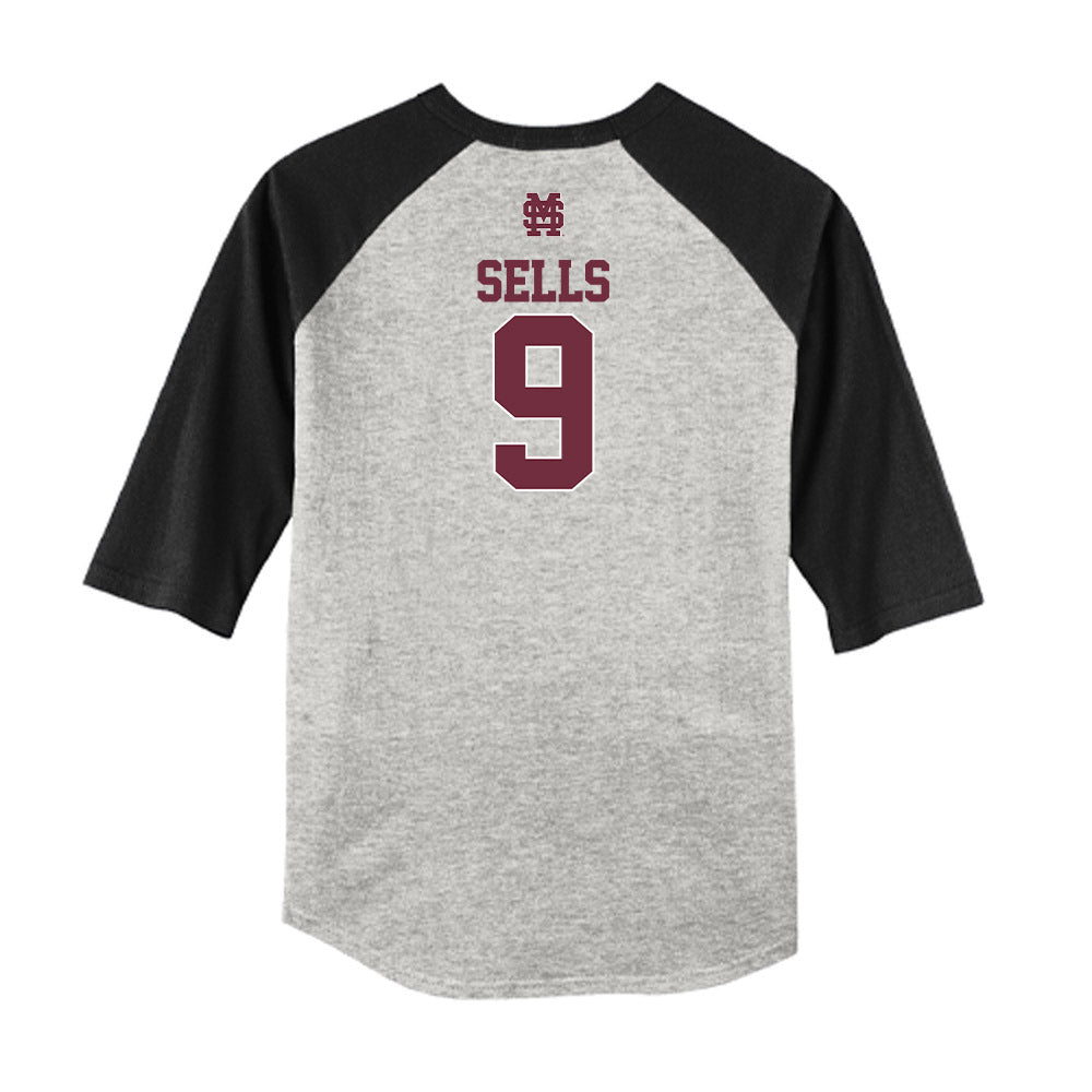 Mississippi State - NCAA Softball : Kiarra Sells - USA Raglan Shirt-1