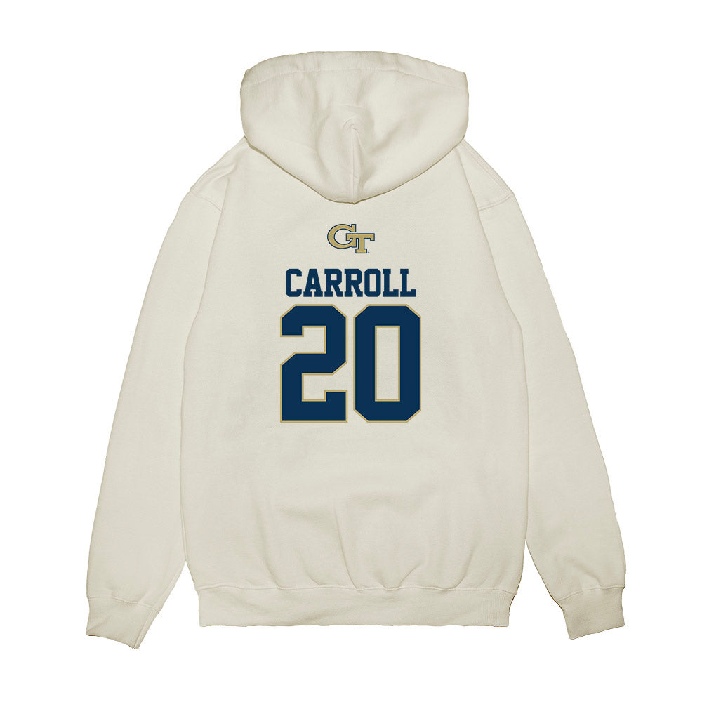 Georgia Tech - NCAA Softball : Paige Carroll - USA Premium Hooded Sweatshirt-1