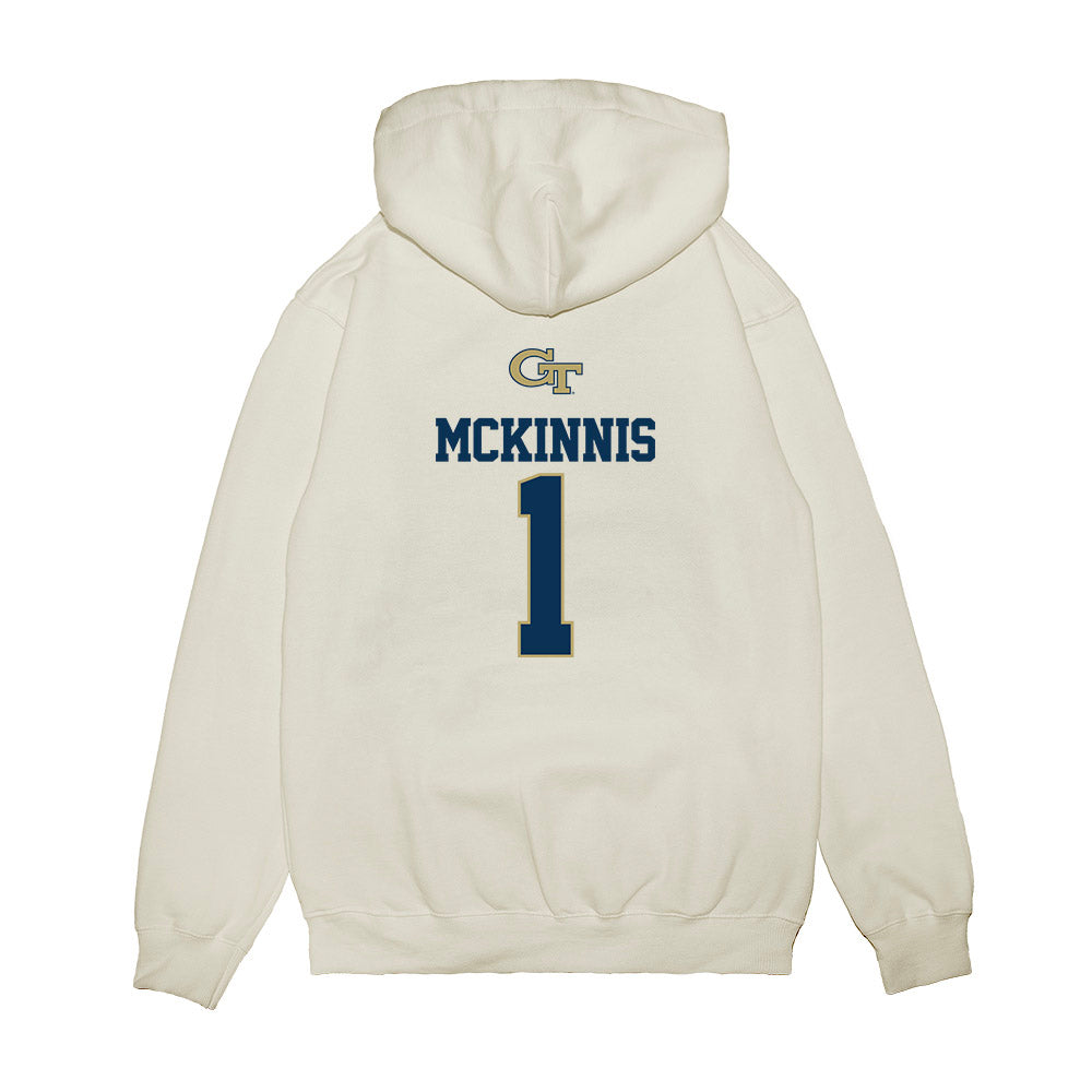 Georgia Tech - NCAA Softball : Abby McKinnis - USA Premium Hooded Sweatshirt-1