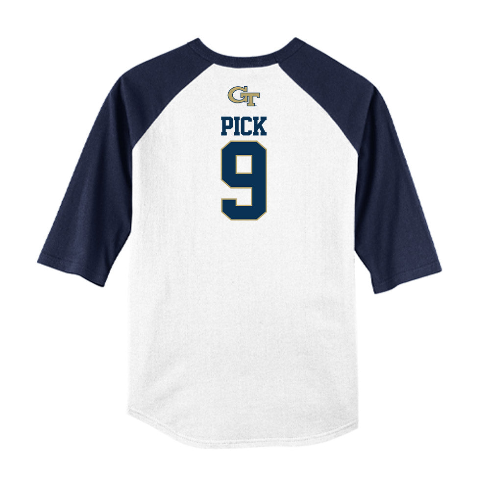 Georgia Tech - NCAA Softball : Landri Pick - USA Raglan Shirt-1