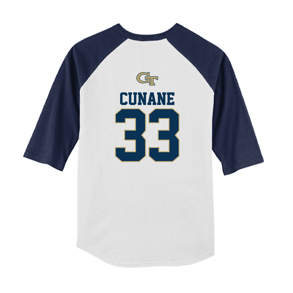Georgia Tech - NCAA Softball : Katie Cunane - USA Youth Raglan T-Shirt-1