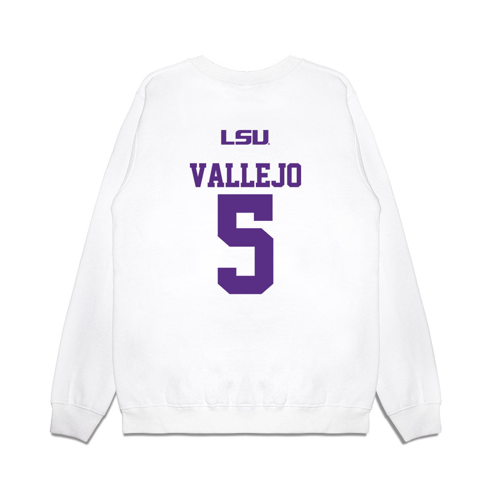 LSU - NCAA Softball : Ashley Vallejo - USA Premium Crewneck Sweatshirt-1