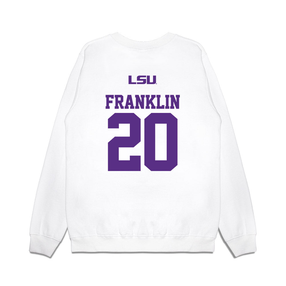 LSU - NCAA Softball : alix franklin - USA Premium Crewneck Sweatshirt-1
