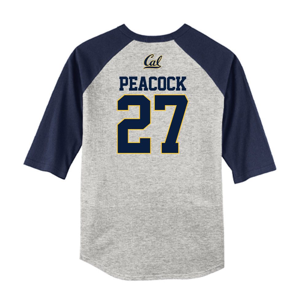 UC Berkeley - NCAA Softball : Taylor Peacock - Raglan Shirt-1