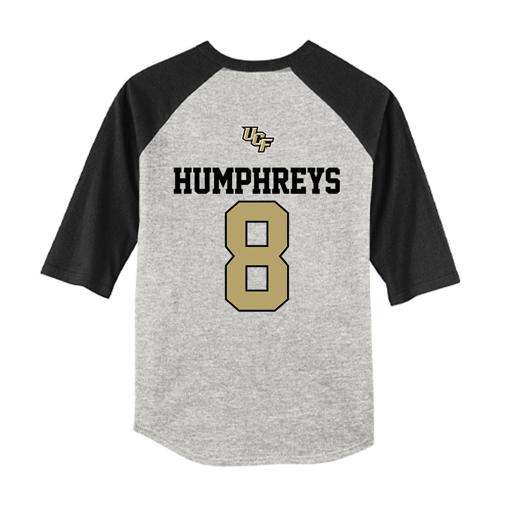 Central Florida - NCAA Softball : Sierra Humphreys - USA Raglan Youth Raglan T-Shirt-1