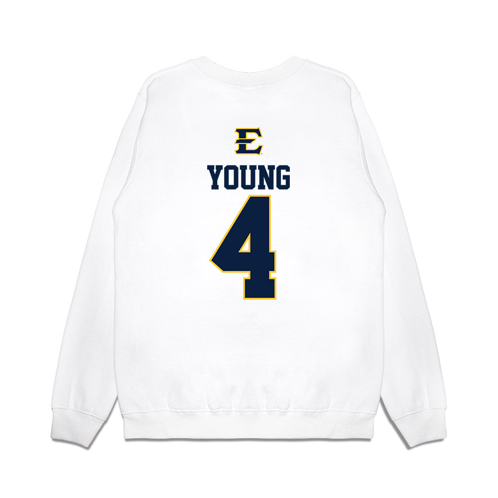 East Tennessee State - NCAA Softball : Cameron Young - USA Premium Crewneck Sweatshirt-1