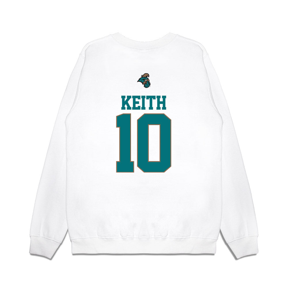 Coastal Carolina - NCAA Softball : Delaney Keith - USA Premium Crewneck Sweatshirt-1