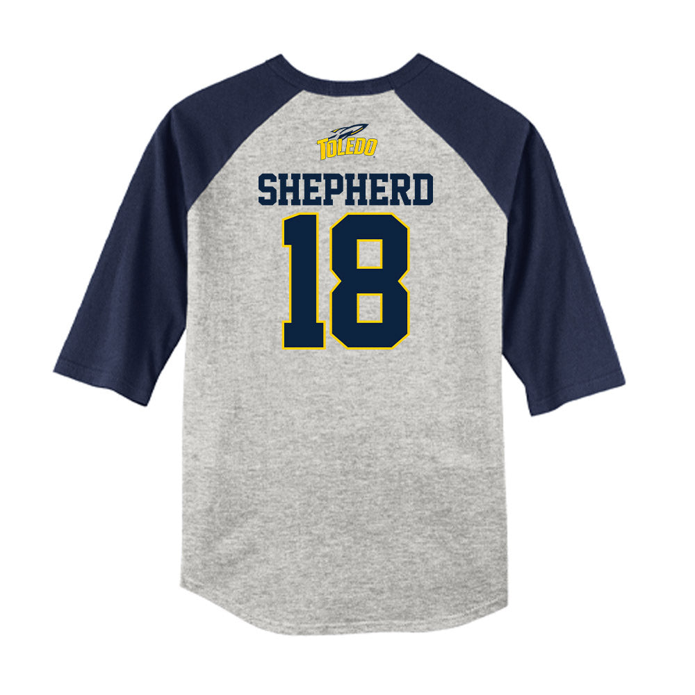 Toledo - NCAA Softball : Alexis Shepherd - USA Raglan Shirt-1