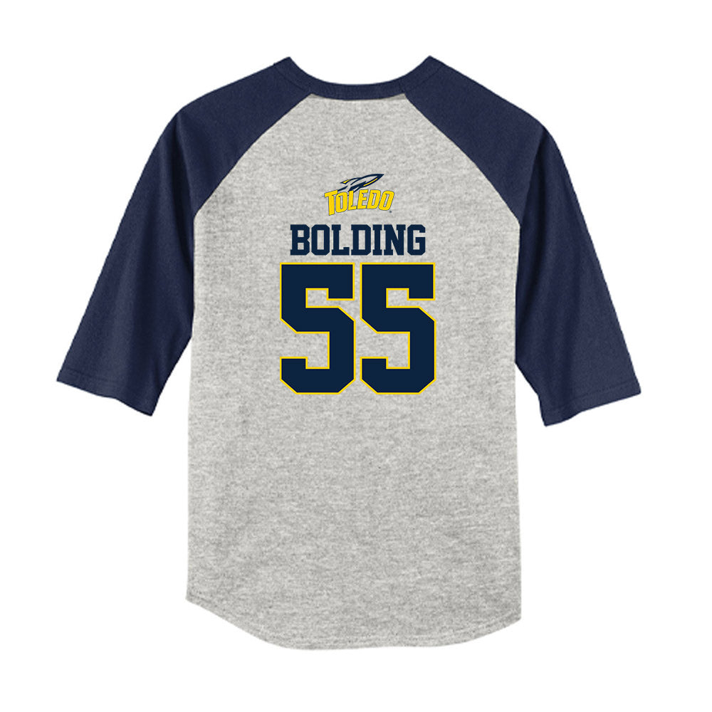 Toledo - NCAA Softball : Samantha Bolding - USA Youth Raglan T-Shirt-1