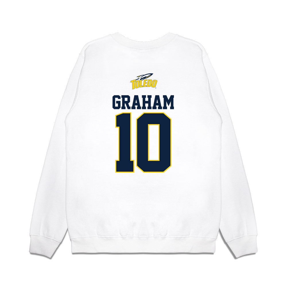 Toledo - NCAA Softball : Kylee Graham - USA Premium Crewneck Sweatshirt-1