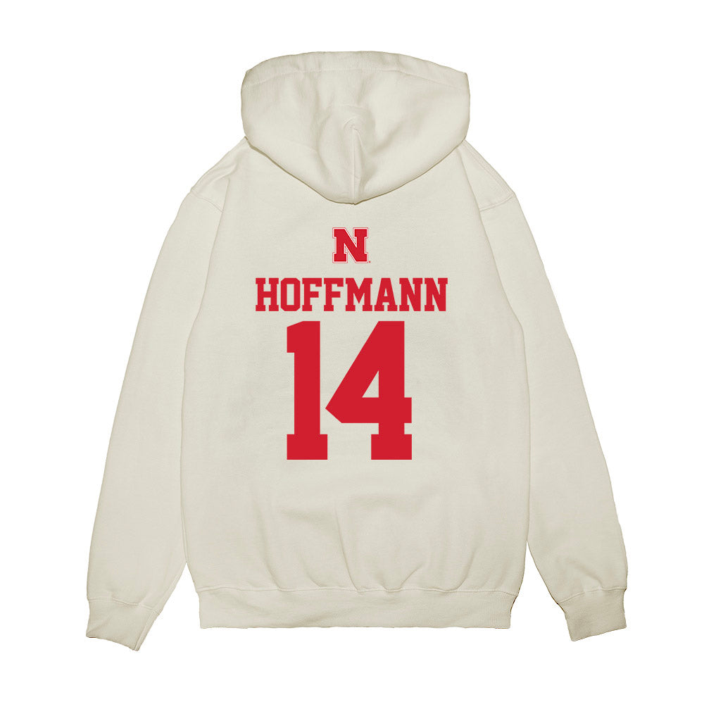 Nebraska - NCAA Softball : Kacie Hoffmann - USA Premium Hooded Sweatshirt-1