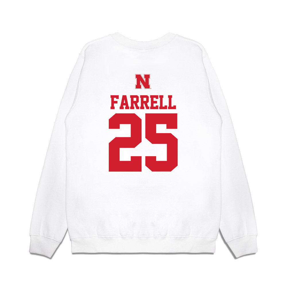 Nebraska - NCAA Softball : Jesse Farrell - USA Premium Crewneck Sweatshirt-1