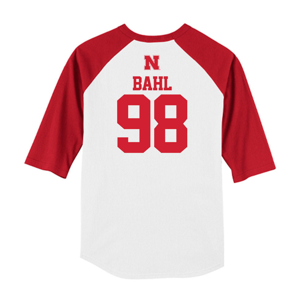 Nebraska - NCAA Softball : Jordyn Bahl - USA Raglan Shirt-1