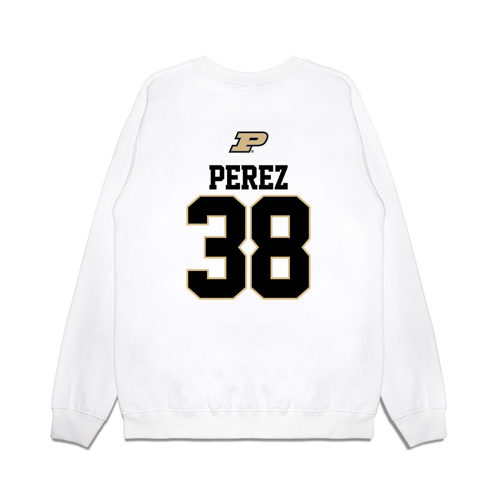 Purdue - NCAA Softball : Brooke Perez - USA Premium Crewneck Sweatshirt-1