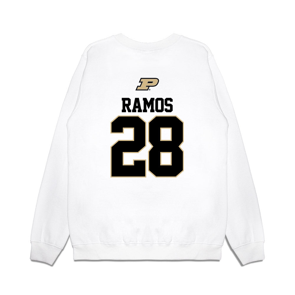 Purdue - NCAA Softball : Jordyn Ramos - USA Premium Crewneck Sweatshirt-1