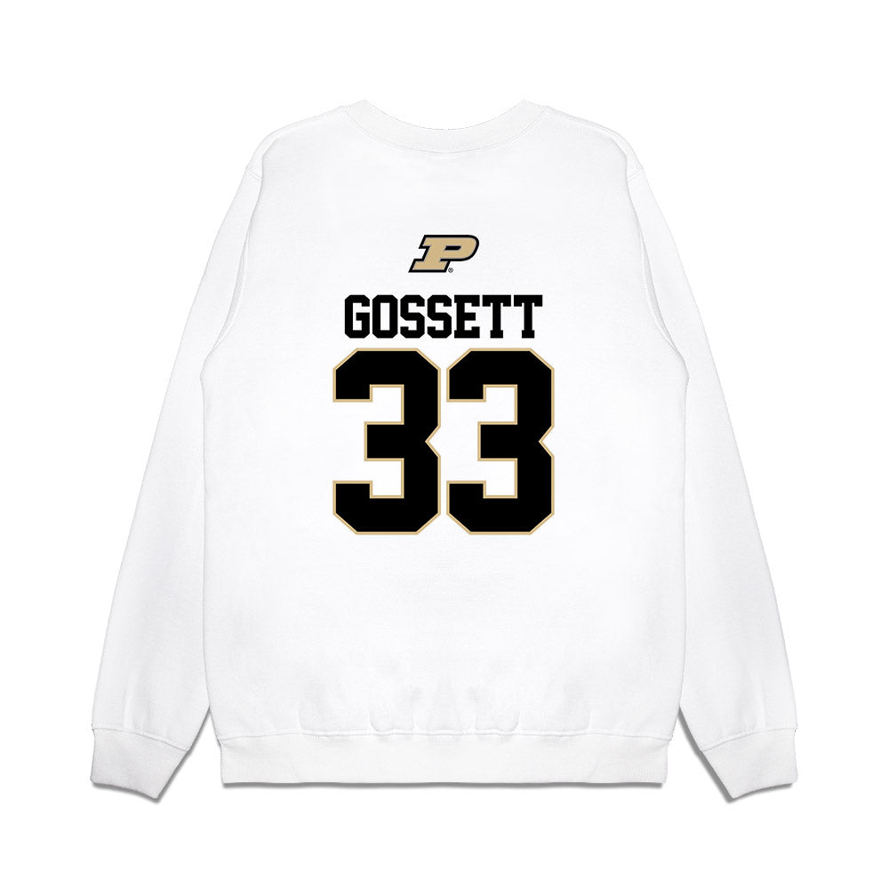 Purdue - NCAA Softball : Julia Gossett - USA Premium Crewneck Sweatshirt-1