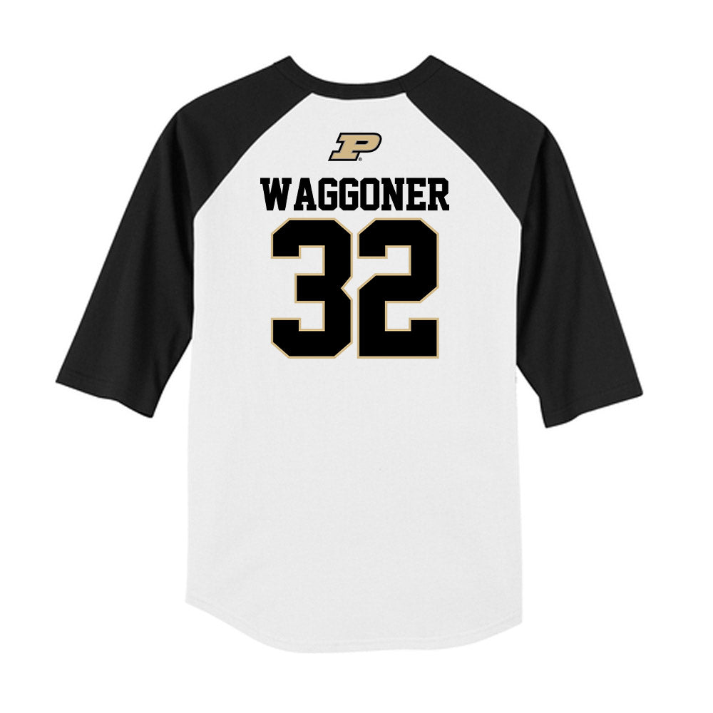 Purdue - NCAA Softball : Haley Waggoner - USA Raglan Shirt-1