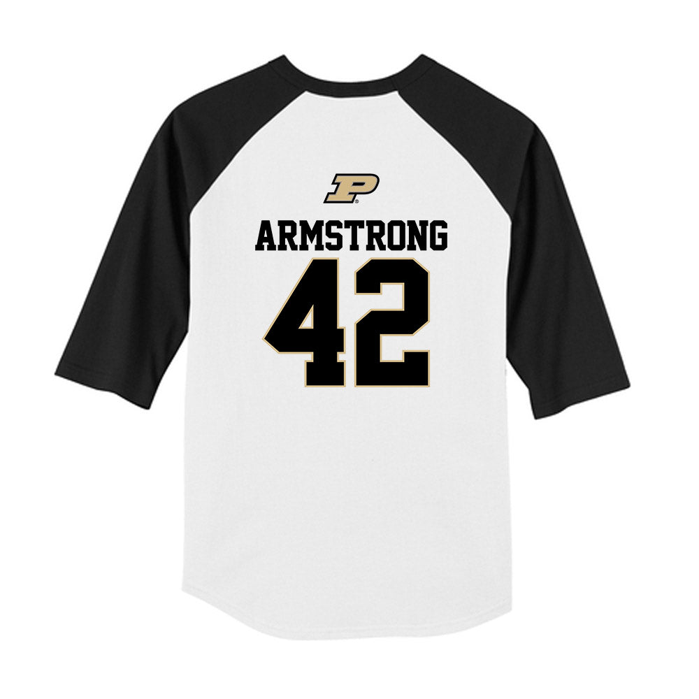 Purdue - NCAA Softball : Ansley Armstrong - USA Youth Raglan T-Shirt-1