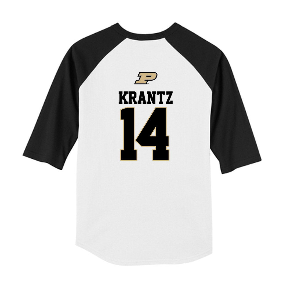 Purdue - NCAA Softball : Jensen Krantz - USA Youth Raglan T-Shirt-1