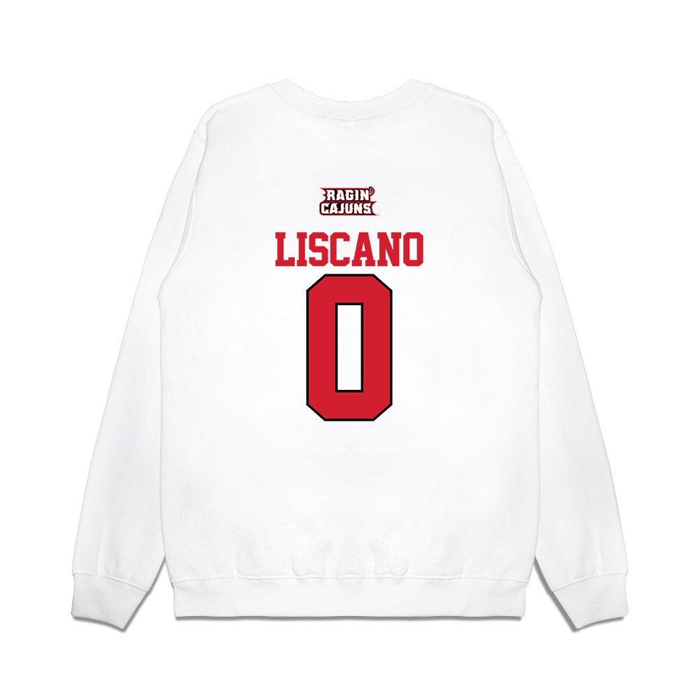 Louisiana - NCAA Softball : Mia Liscano - USA Raglan Premium Crewneck Sweatshirt-1