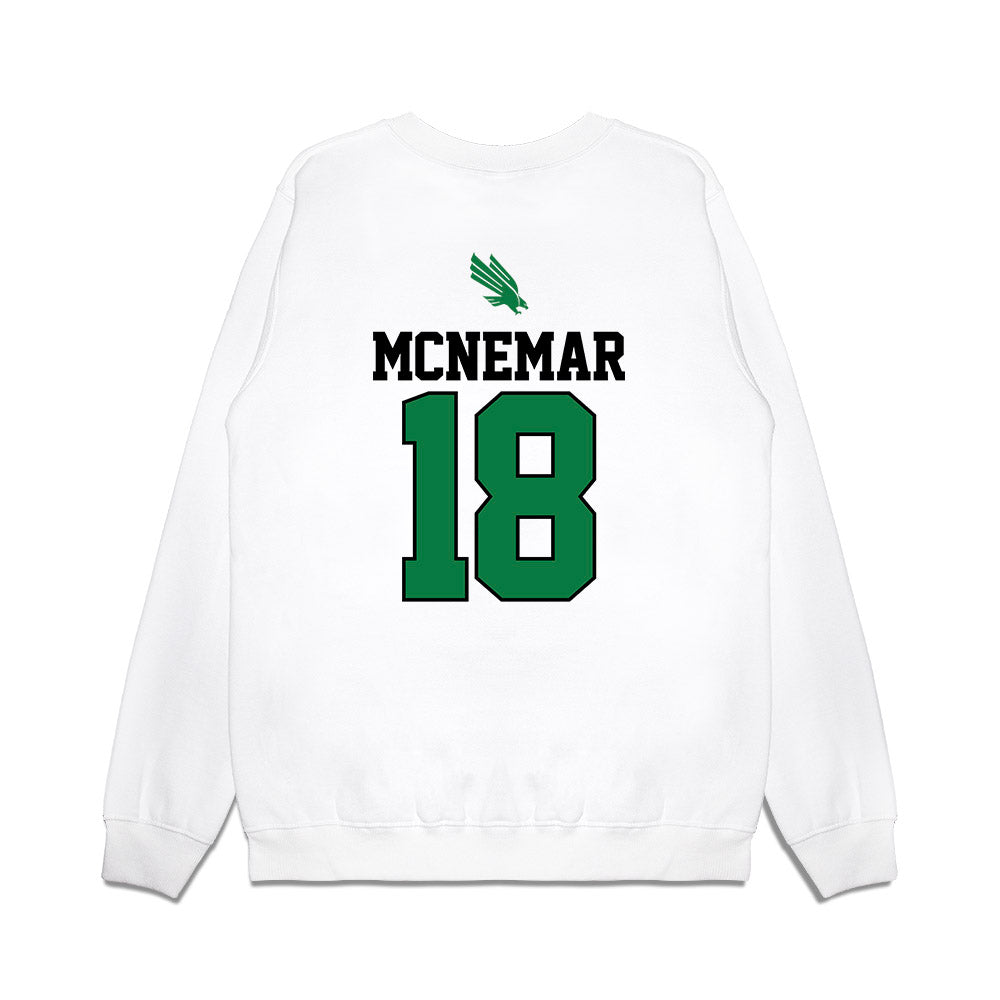 North Texas - NCAA Softball : Riley McNemar - USA Premium Crewneck Sweatshirt-1